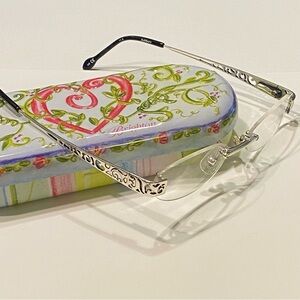 Brighton Ashberry Rimless Readers 1.0 Strength With Case